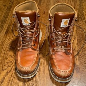 Carhartt Men's Tan Leather Work Boots